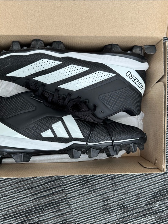 adidas Other - adidas Black and White Adizero Athletic Cleats